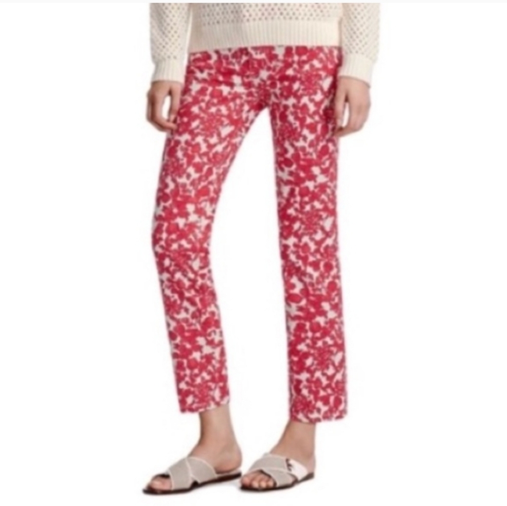 NWT Tory Burch Laural Pants- Red Pepper Issy